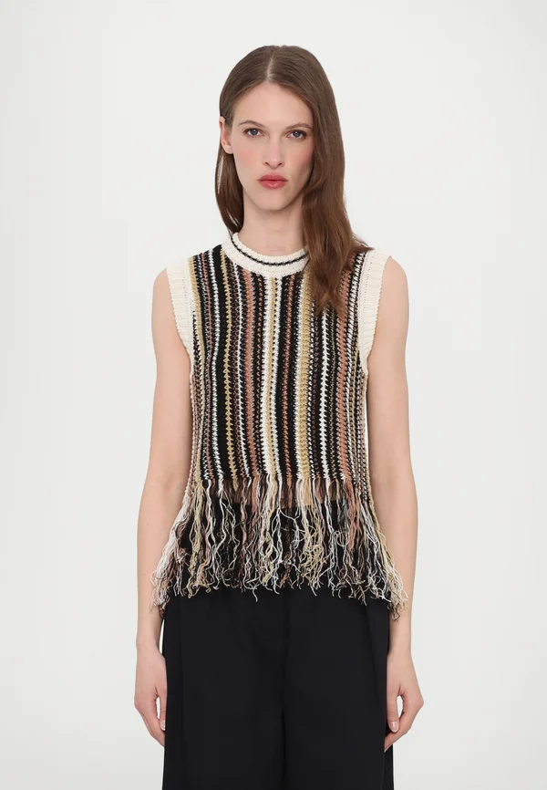 NAVETTA - Strickpullover - desert