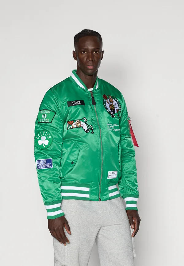 NBA ALPHA INDUSTRIES BOSTON CELTICS JACKET - Outdoorjacke - green