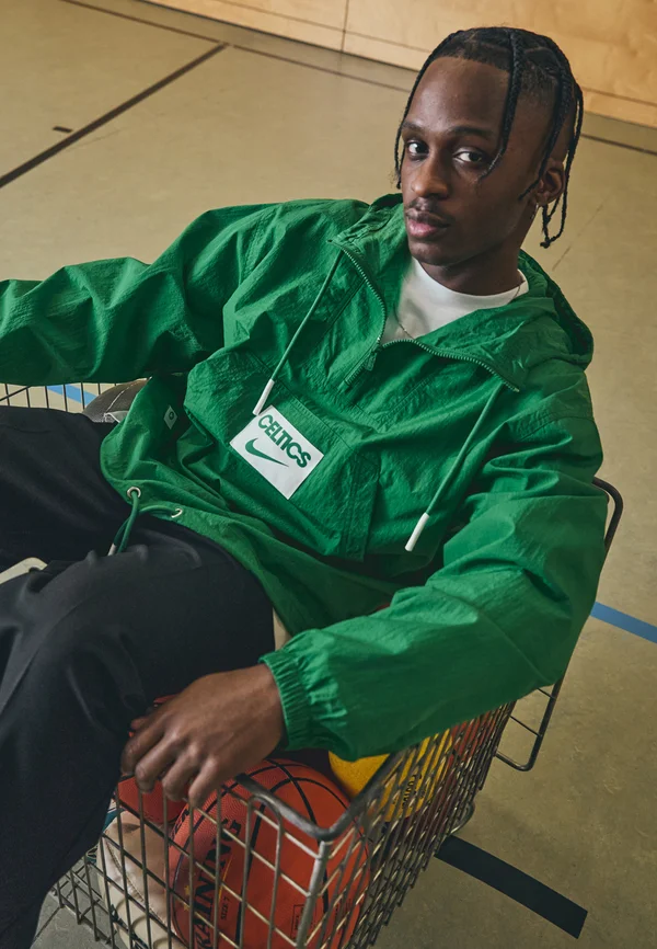 NBA BOSTON CELTICS ANORAK - Windbreaker - clover/white/clover
