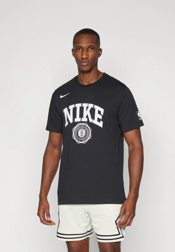 NBA BROOKLYN NETS TEE - T-Shirt print - black