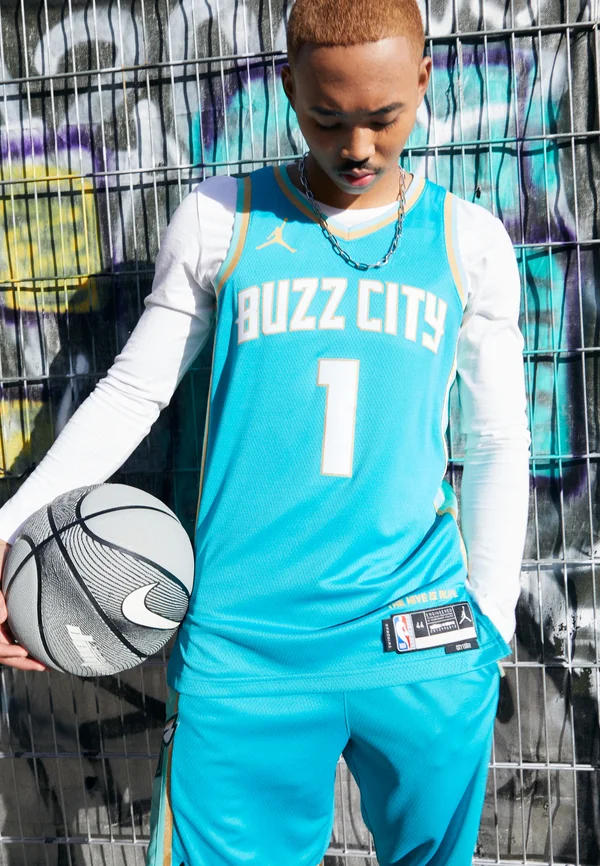 NBA CHARLOTTE HORNETS LAMELO BALL CITY EDITION JERSEY - NBA-Trikot - rapid teal