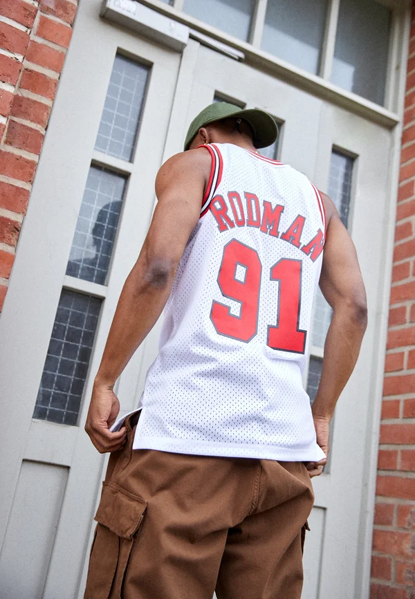 NBA CHICAGO BULLS DENNIS RODMAN SWINGMAN - Vereinsmannschaften - white