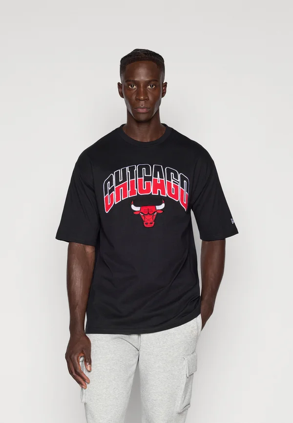 NBA CHICAGO BULLS GRAPHIC TEE - T-Shirt print - black