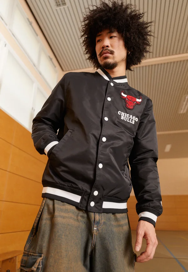 NBA CHICAGO BULLS LOGO SELECT JACKET - Vereinsmannschaften - black
