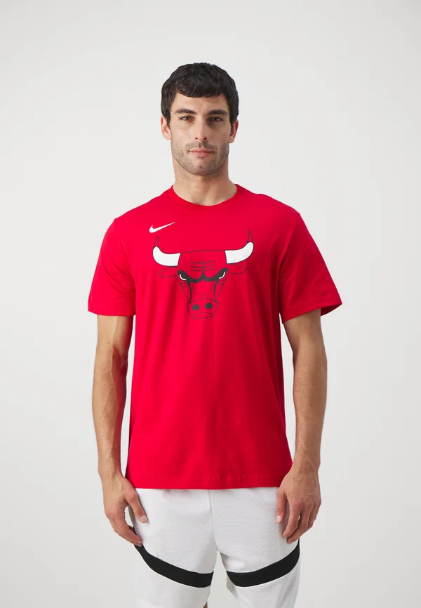 NBA CHICAGO BULLS LOGO TEE - T-Shirt print - university red