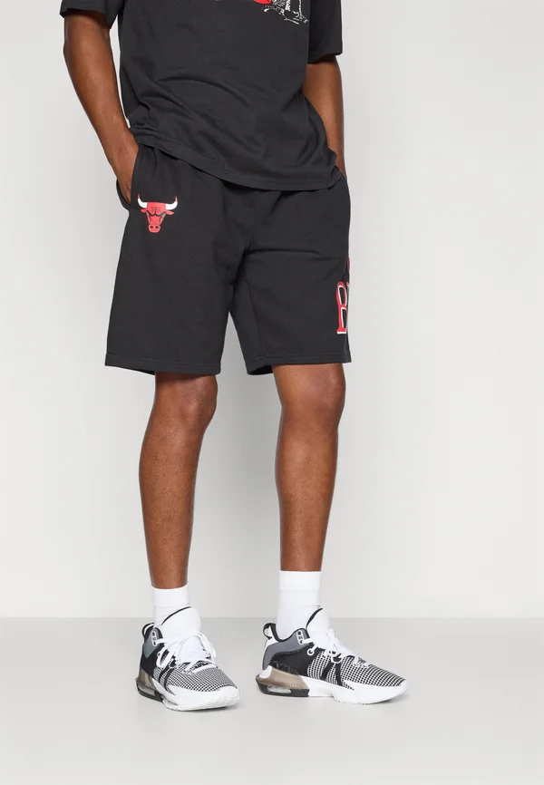 NBA CHICAGO BULLS TEAM GRAPHIC SHORT - Vereinsmannschaften - black