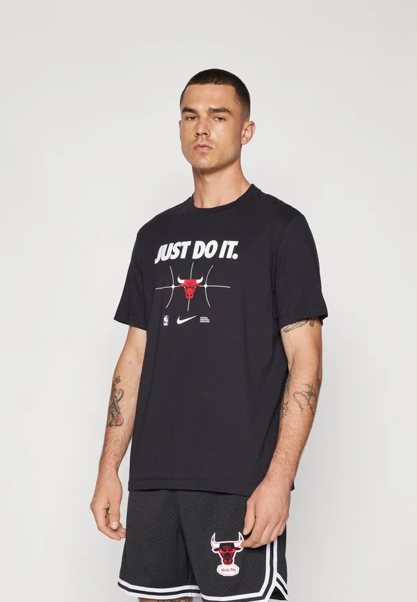 NBA CHICAGO BULLS TEE - Vereinsmannschaften - black