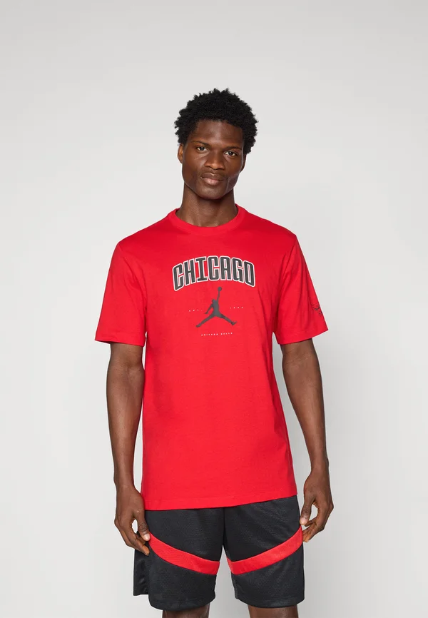 NBA CHICAGO BULLS TEE - Vereinsmannschaften - university red