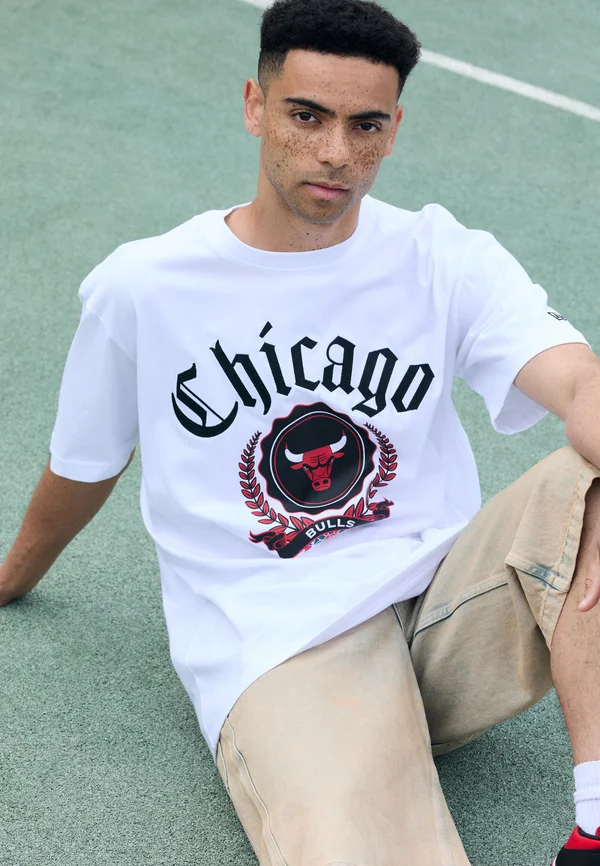 NBA CHICAGO BULLS TEE - Vereinsmannschaften - white