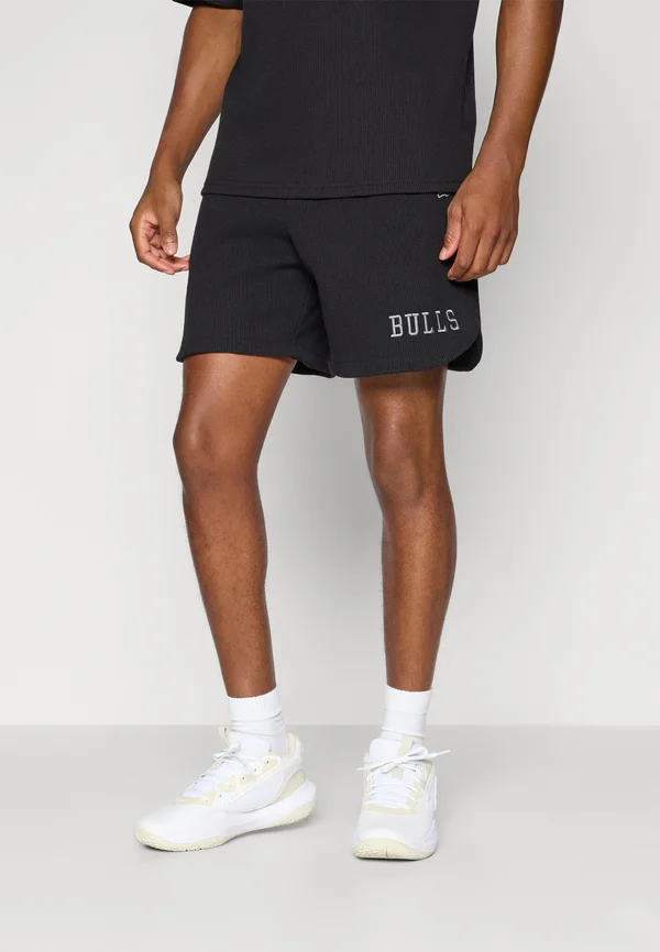 NBA CHICAGO BULLS  WAFFLE SHORT - Kurze Sporthose - black