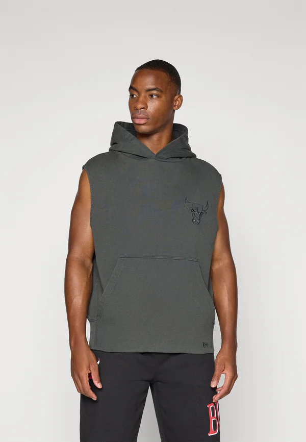 NBA CHICAGO BULLS WASHED SLEEVELESS HOODIE - Vereinsmannschaften - dark grey