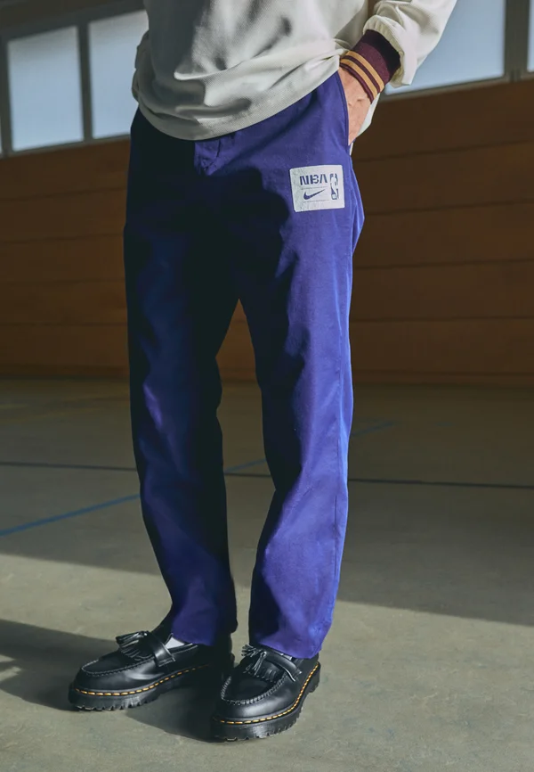 NBA CHINO PANT - Stoffhose - blue void