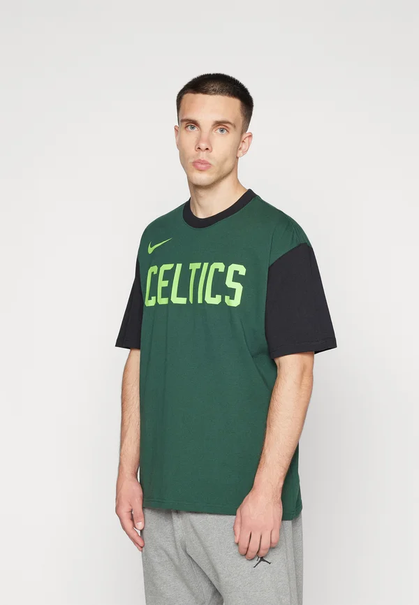 NBA CITY EDITION BOSTON CELTICS COLOR BLOCK TEE - Vereinsmannschaften - pro green