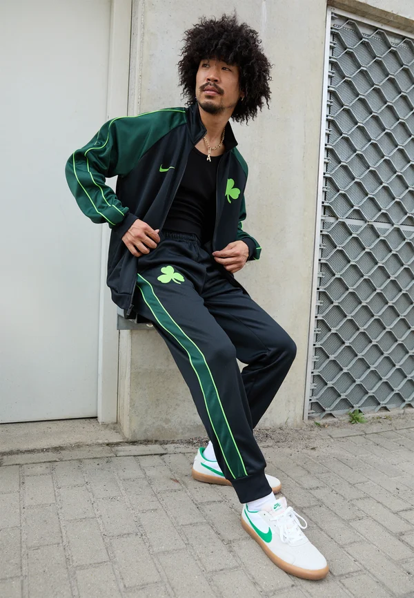 NBA CITY EDITION BOSTON CELTICS TRACKSUIT - Trainingsanzug - black/pro green/action green