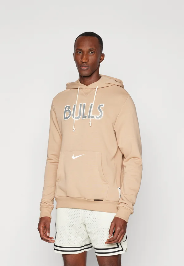 NBA CITY EDITION CHICAGO BULLS HOODY - Kapuzenpullover - hemp/white