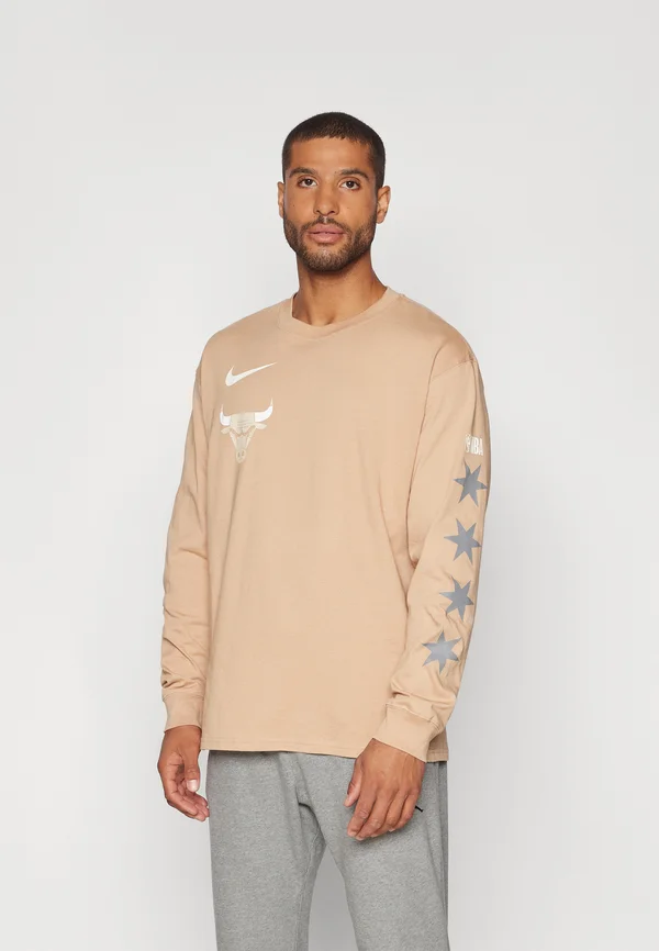 NBA CITY EDITION CHICAGO BULLS LONG SLEEVE TEE - Langarmshirt - hemp