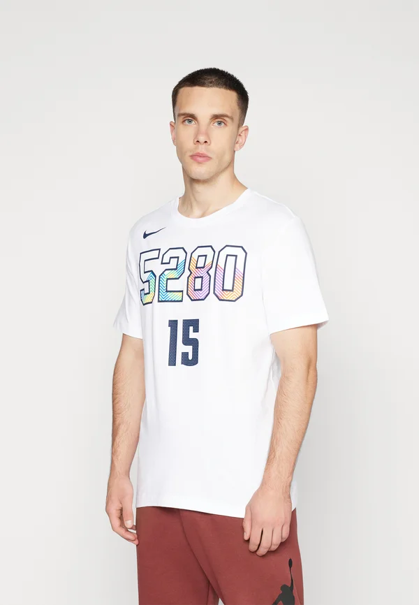 NBA CITY EDITION DENVER NUGGETS NIKOLA JOKIC TEE - T-Shirt print - white