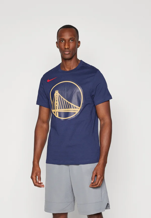 NBA CITY EDITION GOLDEN STATE WARRIORS LOGO TEE - Vereinsmannschaften - college navy