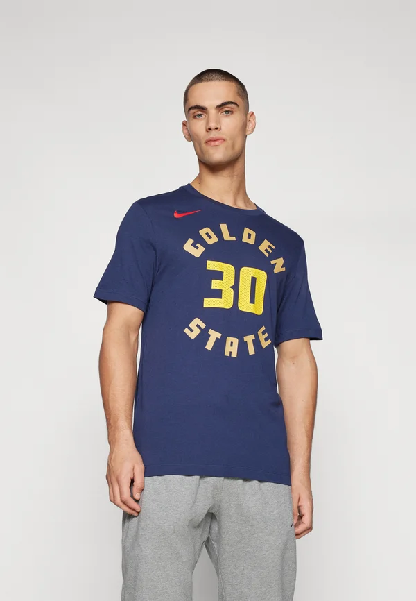 NBA CITY EDITION GOLDEN STATE WARRIORS STEPHEN CURRY TEE - Vereinsmannschaften - college navy