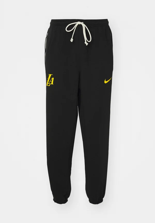 NBA CITY EDITION LOS ANGELES LAKERS PANTS - Vereinsmannschaften - black/amarillo