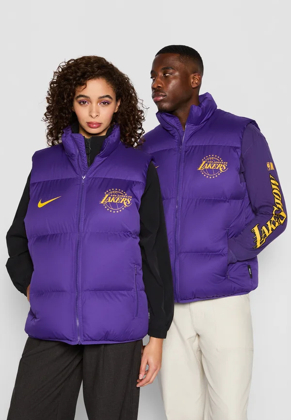 NBA CITY EDITION LOS ANGELES LAKERS PUFFER VEST - Weste - field purple