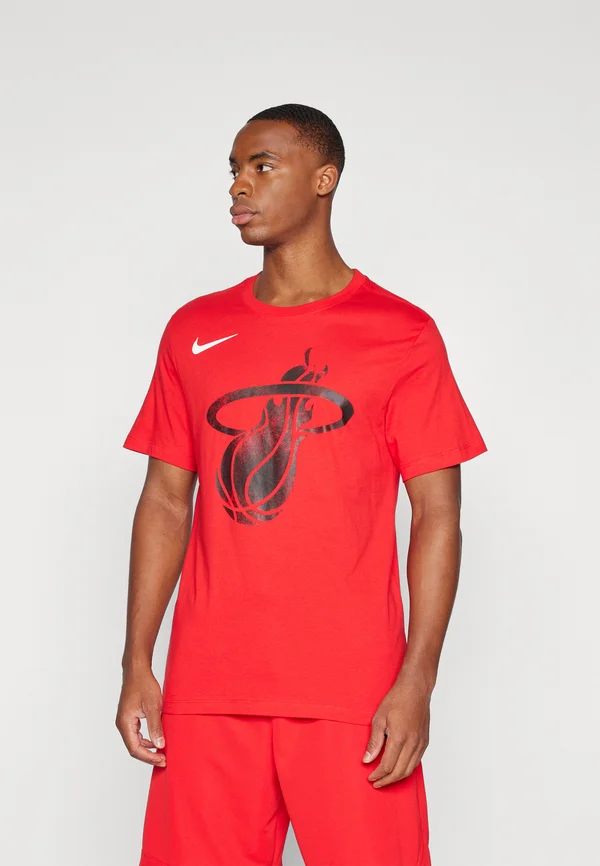 NBA CITY EDITION MIAMI HEAT LOGO TEE - Vereinsmannschaften - university red
