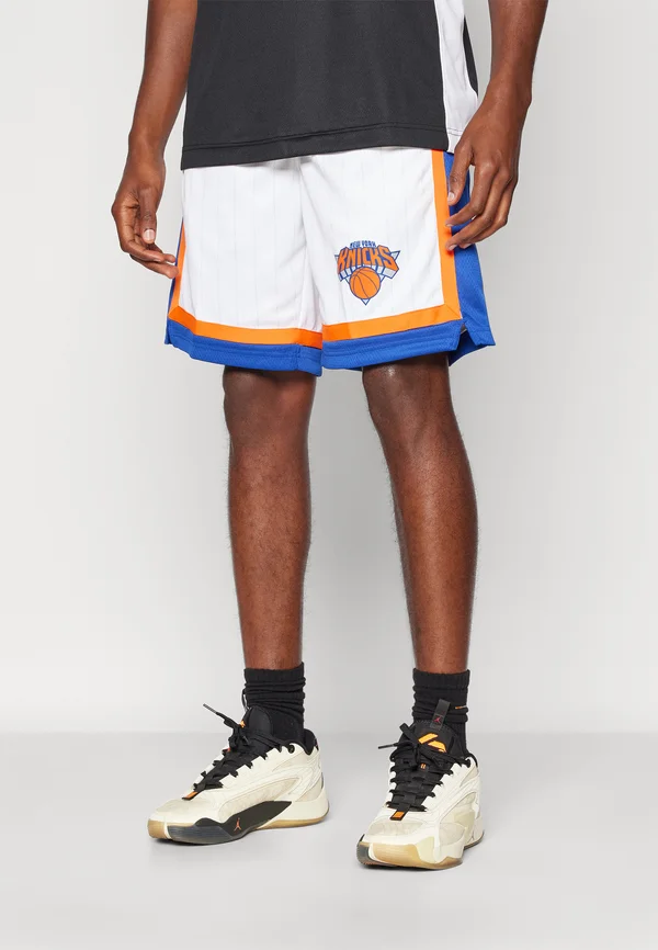NBA CITY EDITION NEW YORK KNICKS SHORTS - Vereinsmannschaften - white/brilliant orange