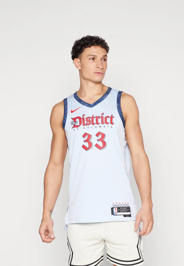 NBA CITY EDITION WASHINGTON WIZARDS KYLE KUZMA  - Vereinsmannschaften - hydrogen blue