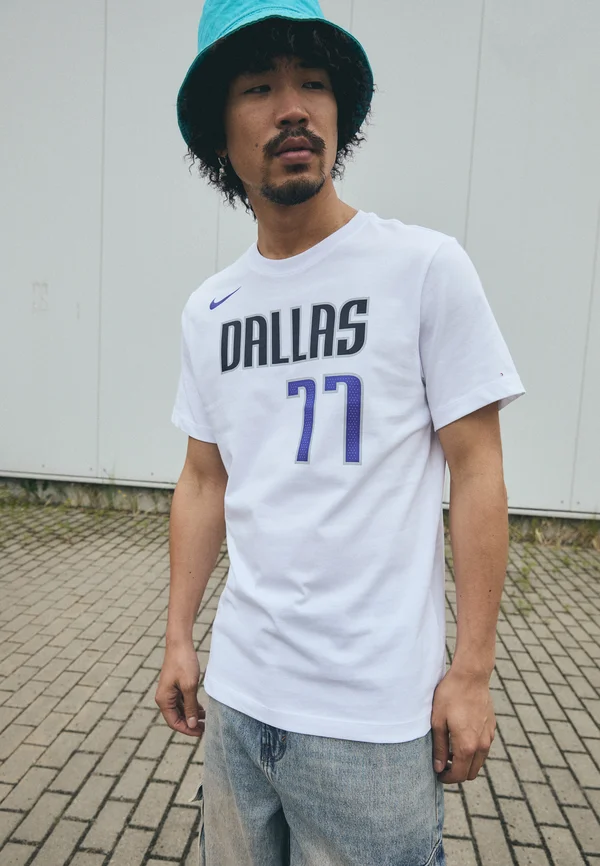 NBA DALLAS MAVERICKS LUKA DONCIC TEE - Vereinsmannschaften - white/doncic luka