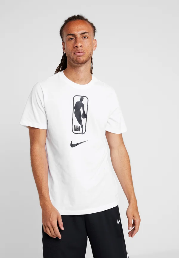 NBA DRY TEE - T-Shirt print - white