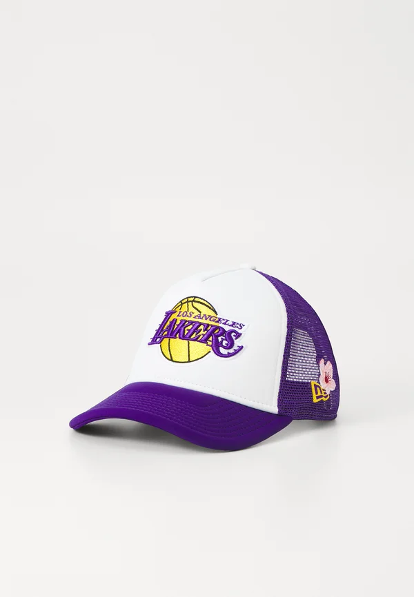 NBA FLOWER TRUCKER UNISEX - Cap - lilac/white/yellow