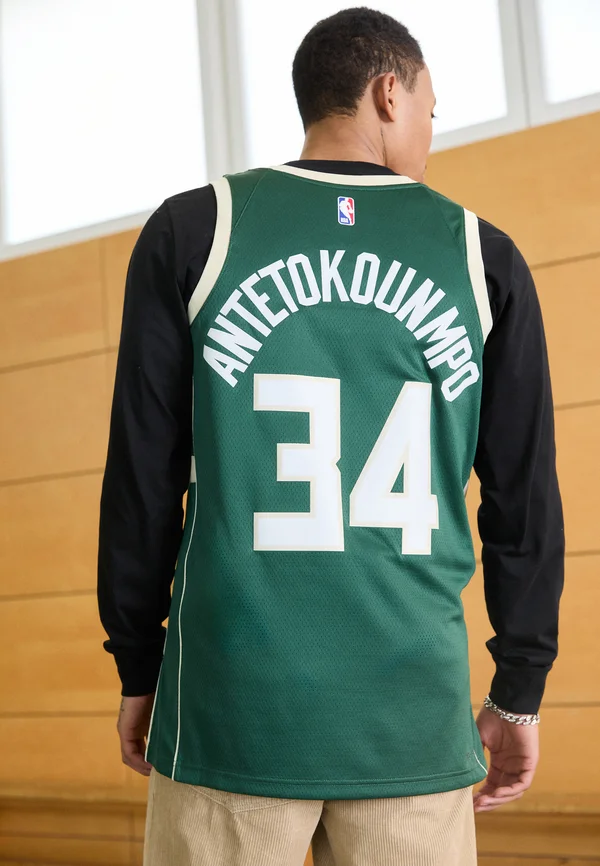 NBA GIANNIS ANTETOKOUNMPO MILWAUKEE BUCKS SWINGMAN ICON - NBA-Trikot - fir