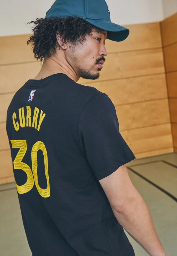 NBA GOLDEN STATE WARRIORS STEPHEN CURRY TEE - Vereinsmannschaften - black