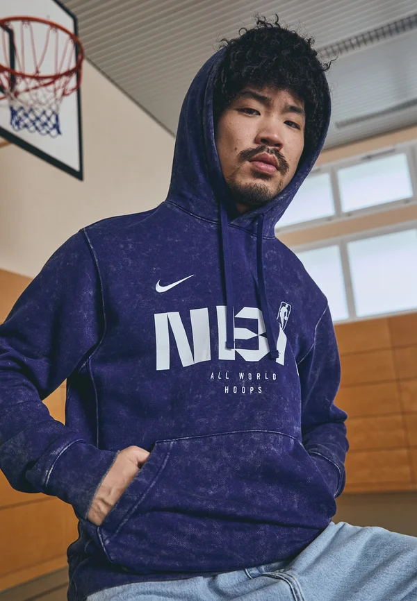 NBA HOODY - Kapuzenpullover - blue void/white