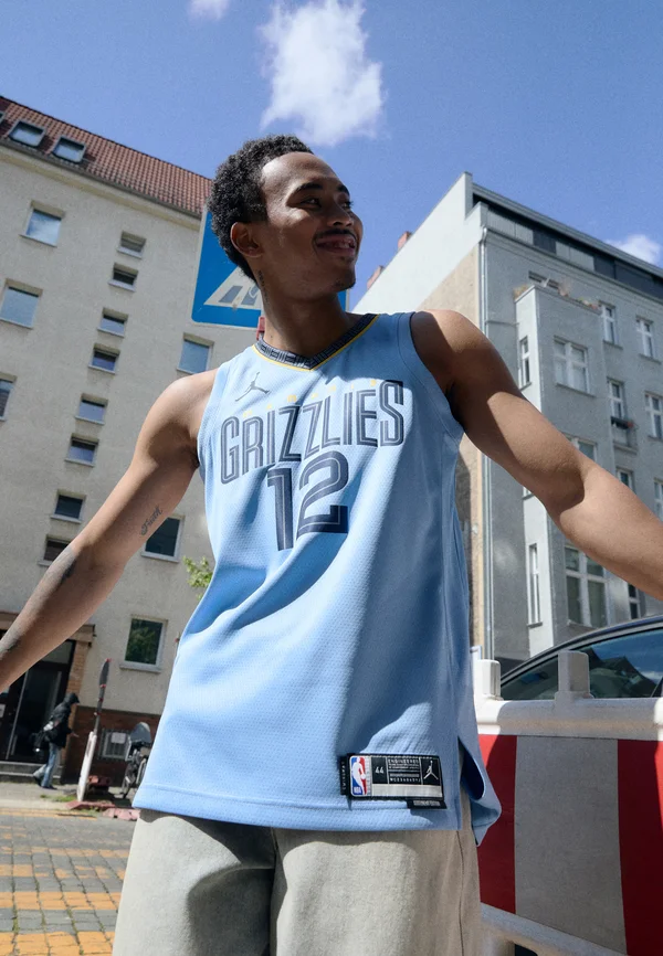 NBA JA MORANT MEMPHIS GRIZZLIES  - Top - light blue