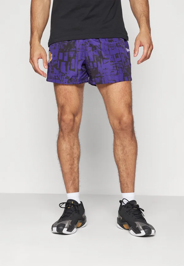 NBA LOS ANGELES LAKERS  - Kurze Sporthose - lilac