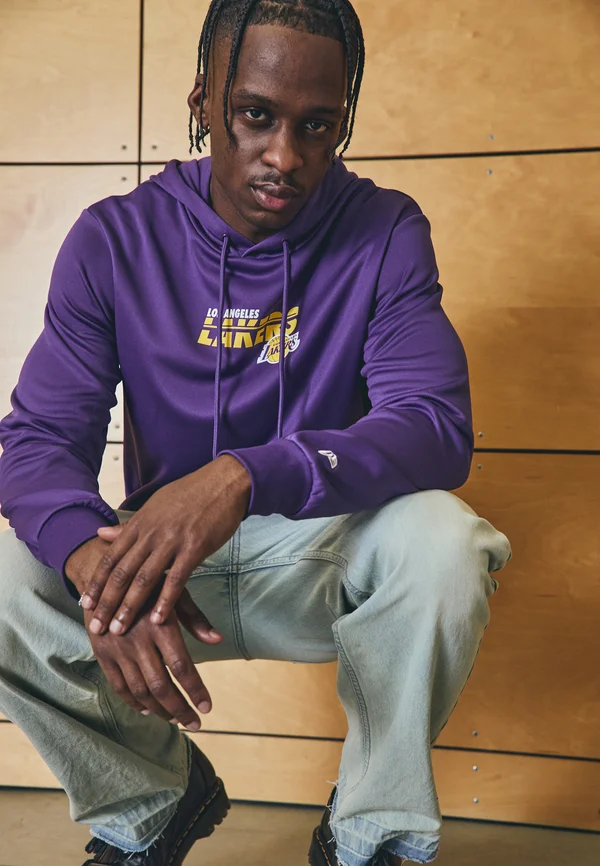 NBA LOS ANGELES LAKERS LEAGUE ESSENTIALS HOODIE - Vereinsmannschaften - purple