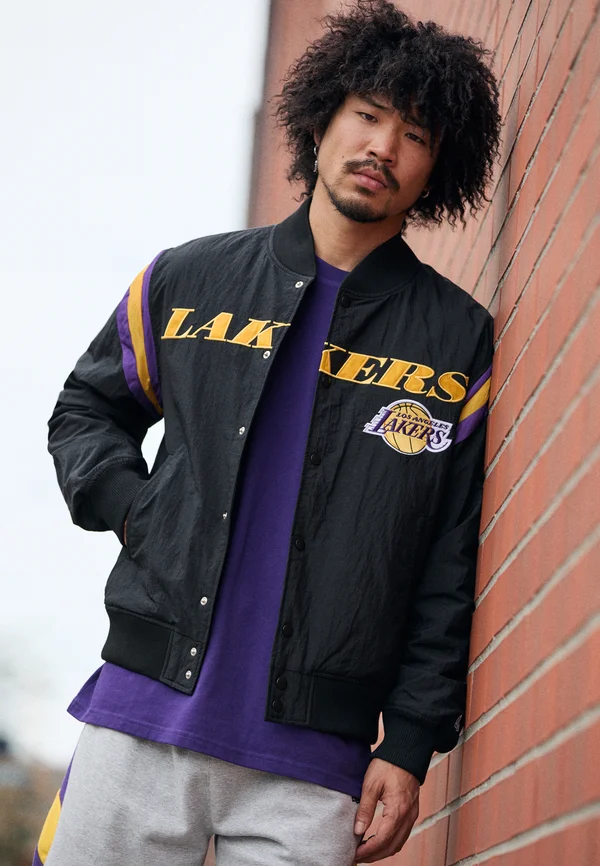 NBA LOS ANGELES LAKERS PANEL BOMBER - Vereinsmannschaften - black