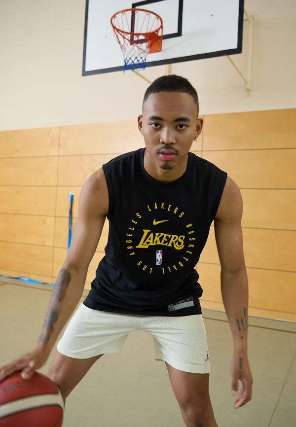 NBA LOS ANGELES LAKERS PRACTICE TANK - Vereinsmannschaften - black