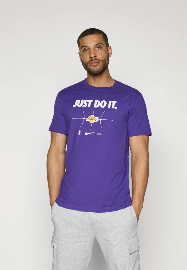 NBA LOS ANGELES LAKERS TEE - T-Shirt print - field purple