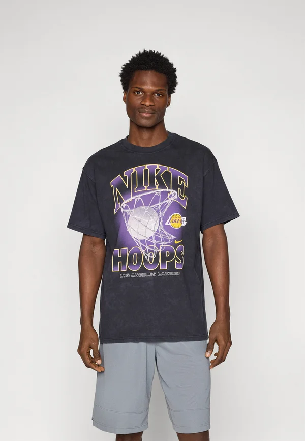 NBA LOS ANGELES LAKERS TEE - Vereinsmannschaften - black