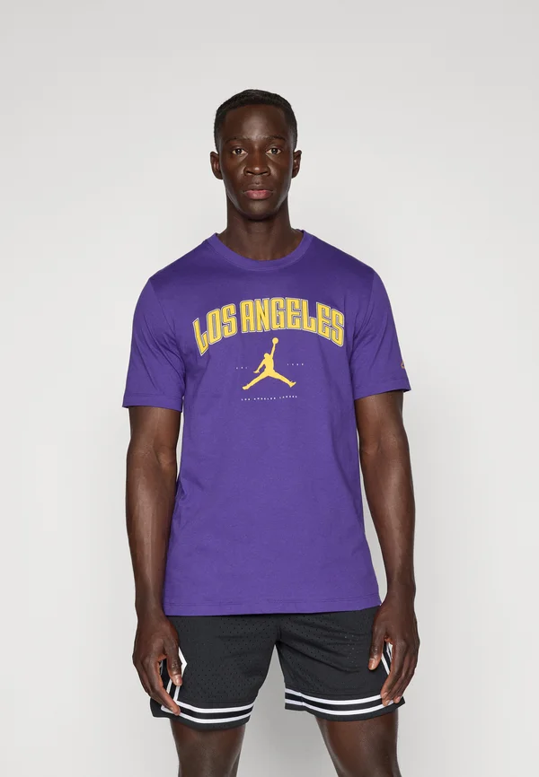 NBA LOS ANGELES LAKERS TEE - Vereinsmannschaften - field purple