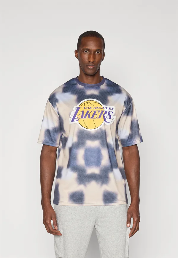 NBA LOS ANGELES LAKERS TEE - Vereinsmannschaften - stone