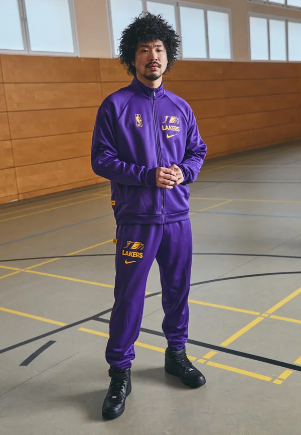 NBA LOS ANGELES LAKERS TRACKSUIT - Trainingsanzug - field purple/amarillo