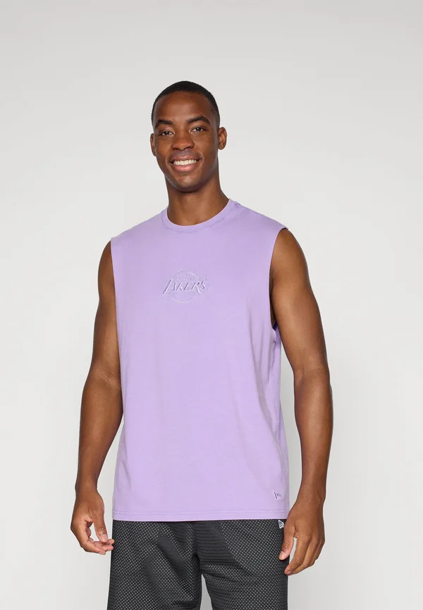 NBA LOS ANGELES LAKERS  WASHED SLEEVELESS TEE - Vereinsmannschaften - grey