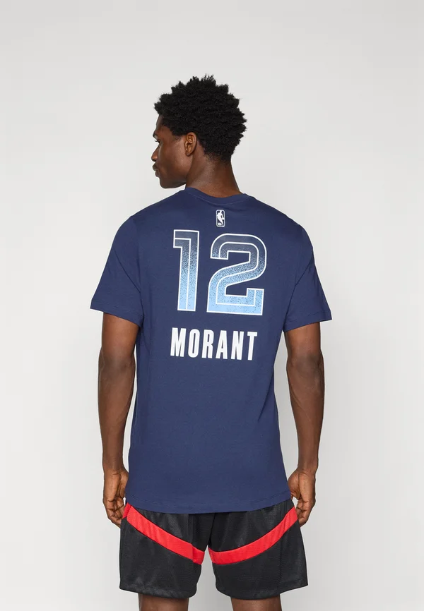 NBA MEMPHIS GRIZZLIES JA MORANT TEE - Vereinsmannschaften - college navy