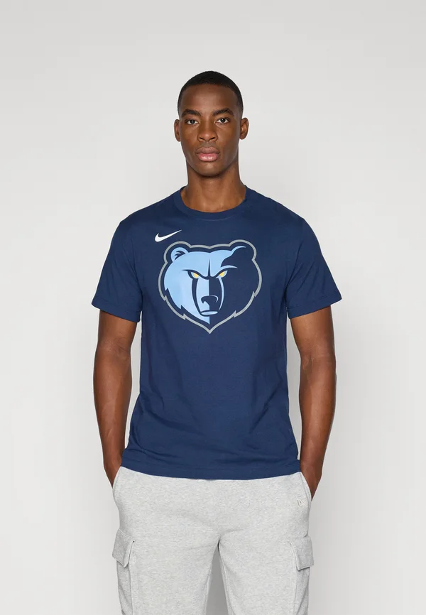 NBA MEMPHIS GRIZZLIES TEE - Vereinsmannschaften - college navy