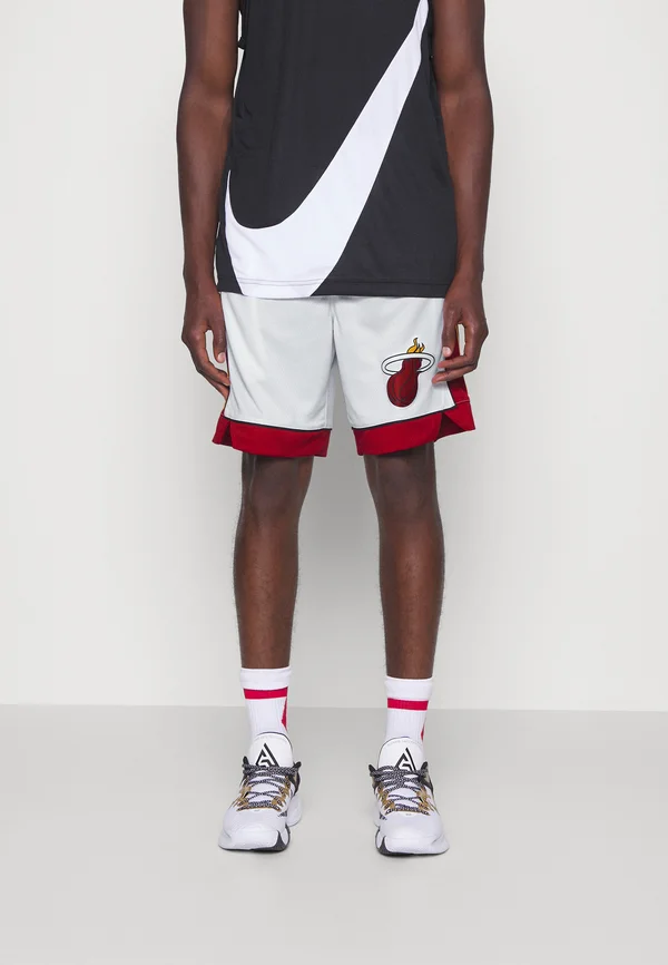 NBA MIAMI HEAT ASSOCIATION SWINGMAN  - Kurze Sporthose - white/tough red