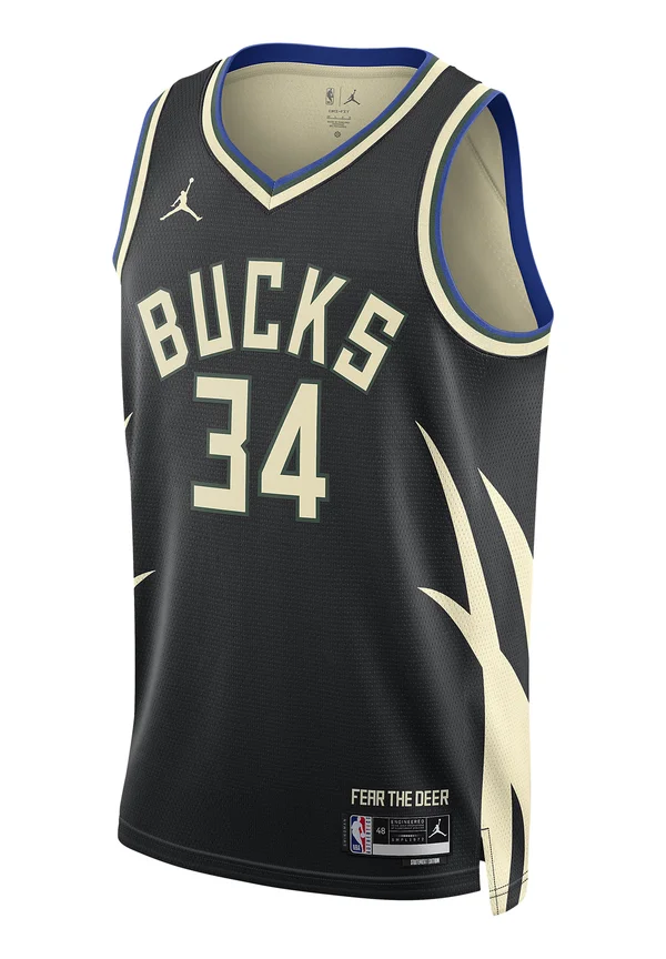 NBA MILWAUKEE BUCKS NBA DF SWINGMAN STATEMENT - Top - black/antetokounmpo g