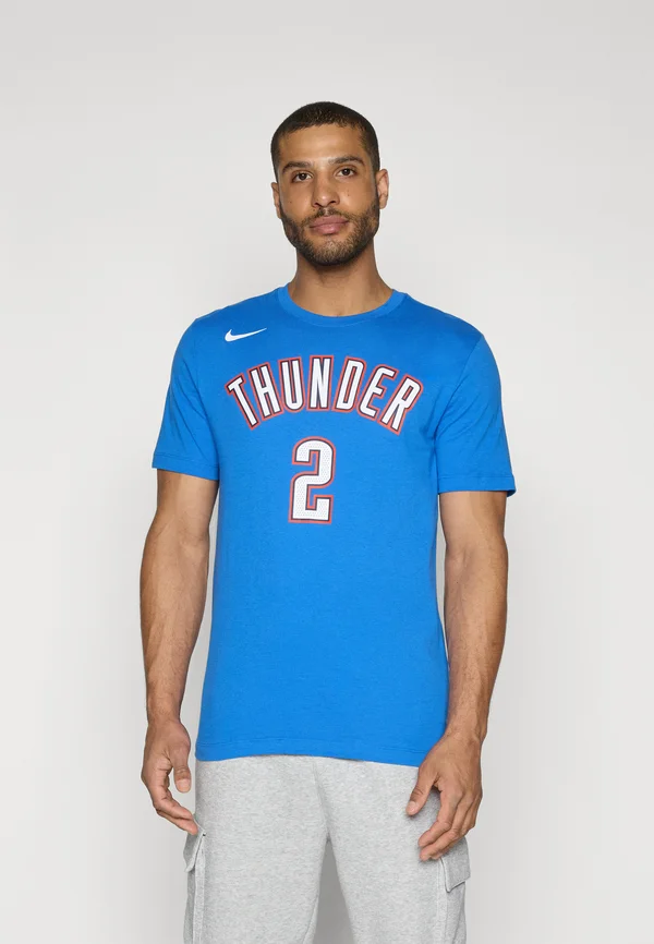 NBA OKLAHOMA CITY THUNDER SHAI GILGEOUS-ALEXANDER TEE - Vereinsmannschaften - signal blue